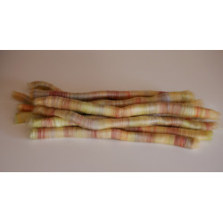 rolags pour filage artisanal mérinos soie