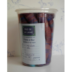 rolags pour filage artisanal mérinos soie