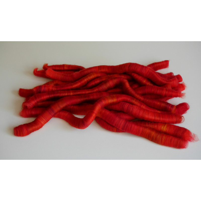 rolags pour filage artisanal mérinos soie rolags pour filage artisanal mérinos soie