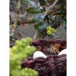 Le nid de la Fée des bois : objet déco en fil d'art